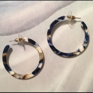 Small Acrylic Hoop Earrings